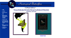 Desktop Screenshot of neotropicalbutterflies.com